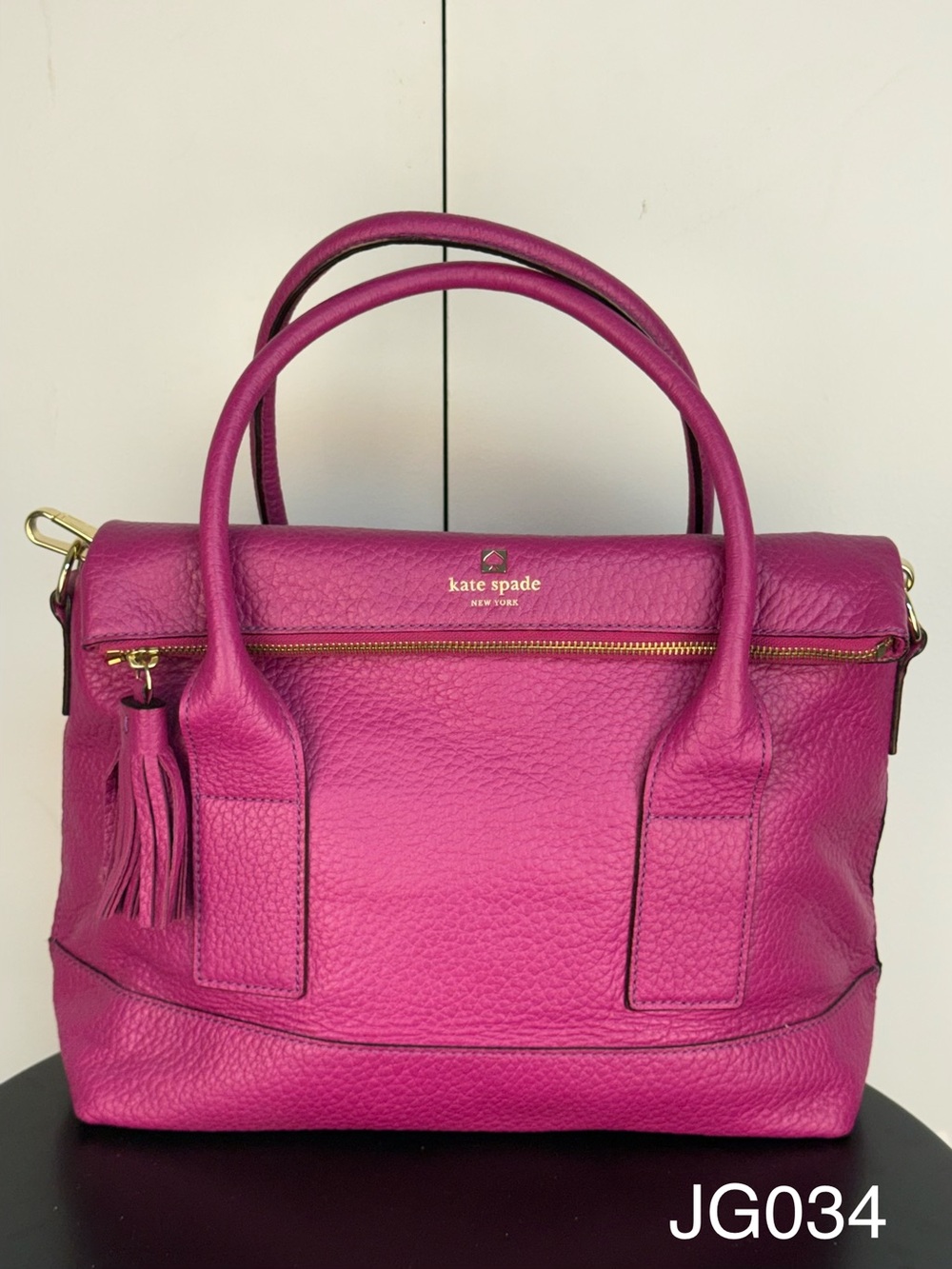 Kate Spade Southport Avenue Carmen Pink Leather Satchel